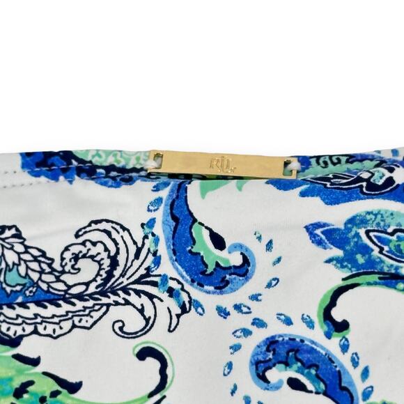 Ralph Lauren Floral Paisley Hipster Bikini Bottoms Bathing Swim Suit Size 12 - Picture 5 of 7